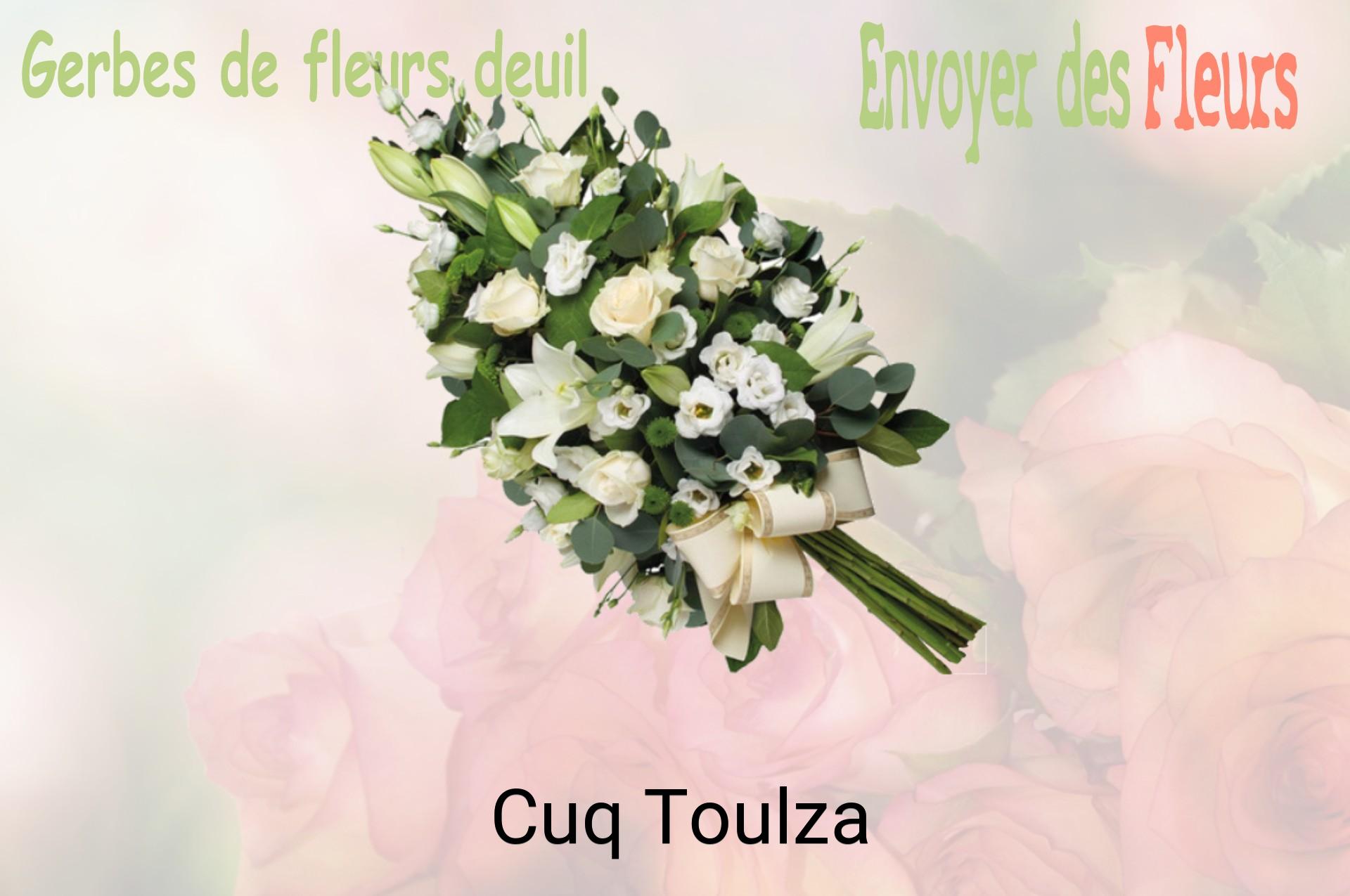 Gerbe de fleurs de deuil livrée à Cuq-Toulza